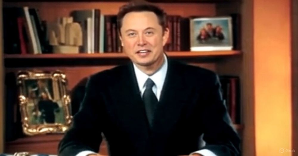Berlusconi’s 1994 “L’Italia è il paese che amo” video announcing he was entering politics, but its Elon Musk