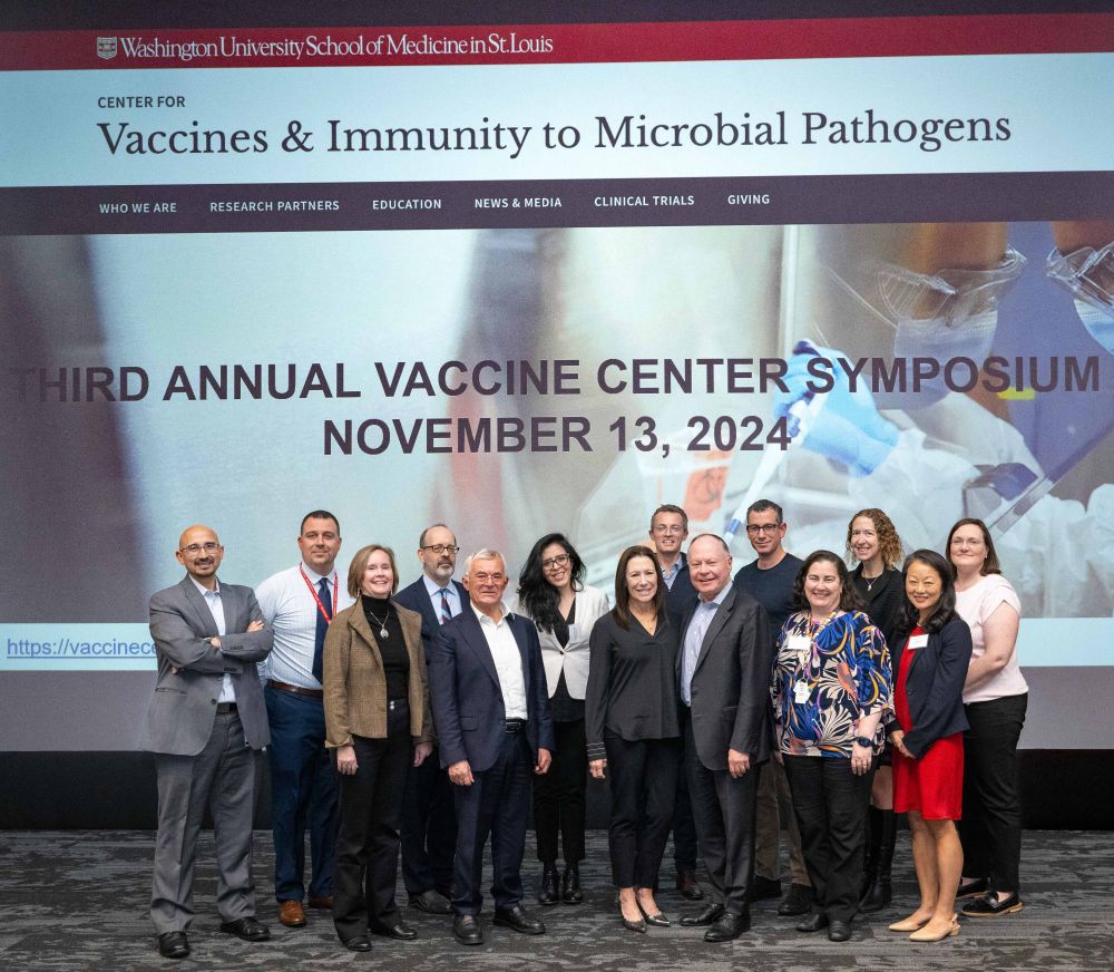 Image of speakers and guests at the 2024 CVIMP symposium at Washington University School of Medicine