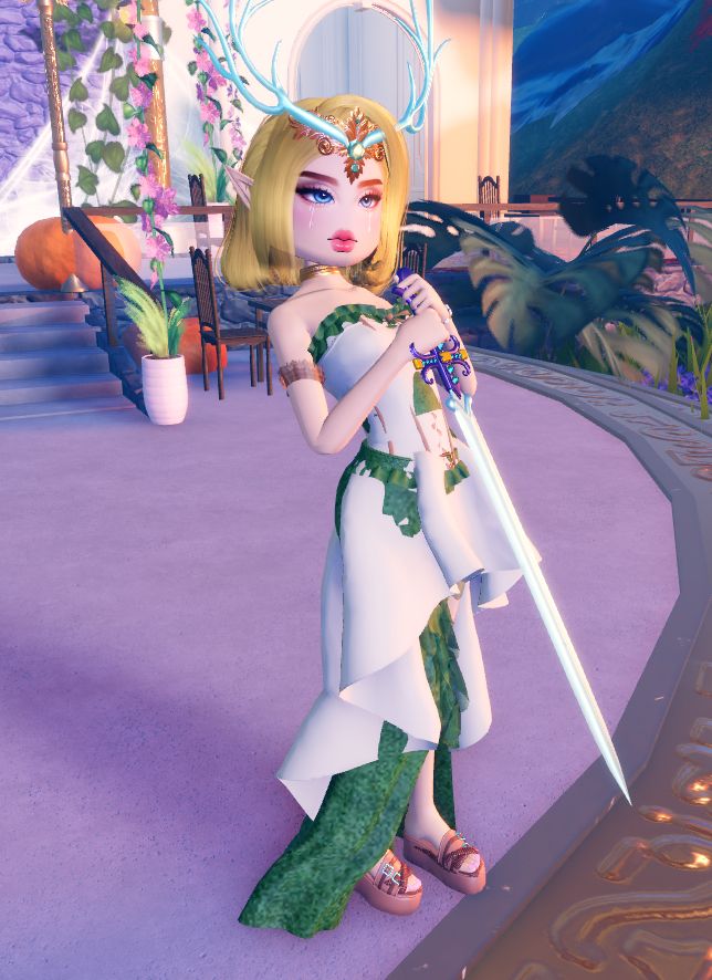 Princess Zelda from The Legend of Zelda: Tears of the Kingdom made in Dress to Impress