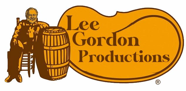 Lee Gordon Productions (parody) logo. Any resemblance between this and the Cracker Barrel logo is purely intentional. 