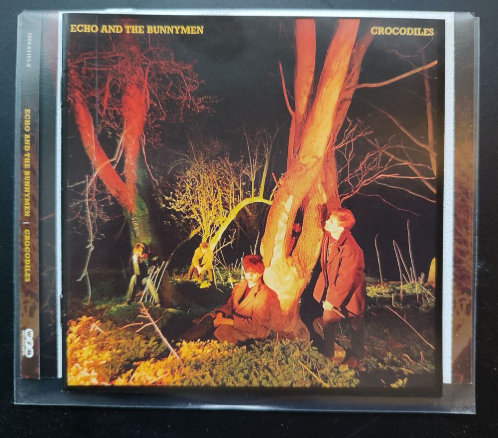 CD of 'Crocodiles', the debut album from Echo & The Bunnymen (1981?)