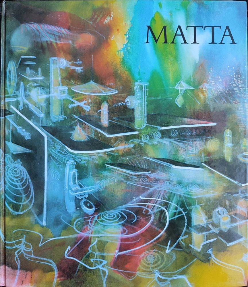 Cover of the book "MATTA", edited by Wieland Schmiede, published by Wasmuth, 1991