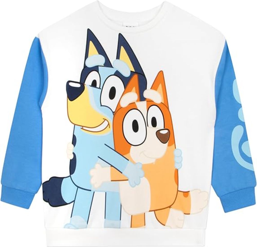 Bluey Sudadera Sudaderas Niño Bingo | Sudadera para Niños | Blanco 4-5 años: Amazon.es: Moda