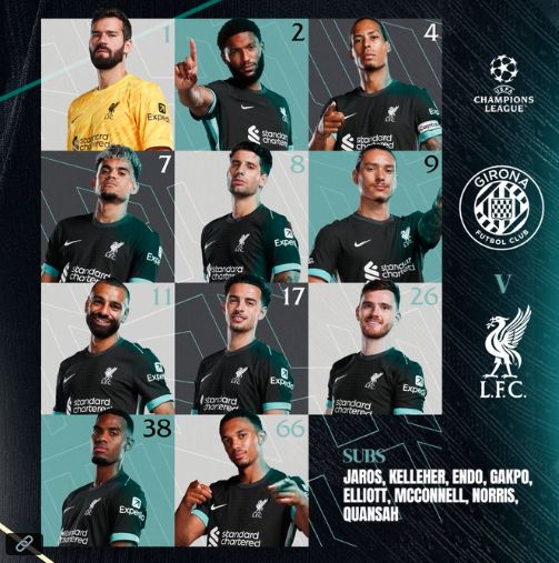 LFC line up