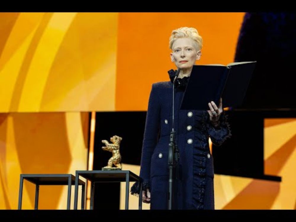 Honorary Golden Bear for Tilda Swinton | Acceptance Speech | Berlinale 2025