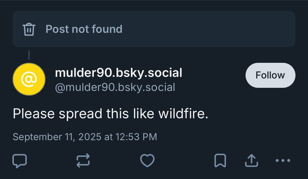 This shithead on his first post two days ago quoting a now deleted post with “Please spread this like wildfire.”