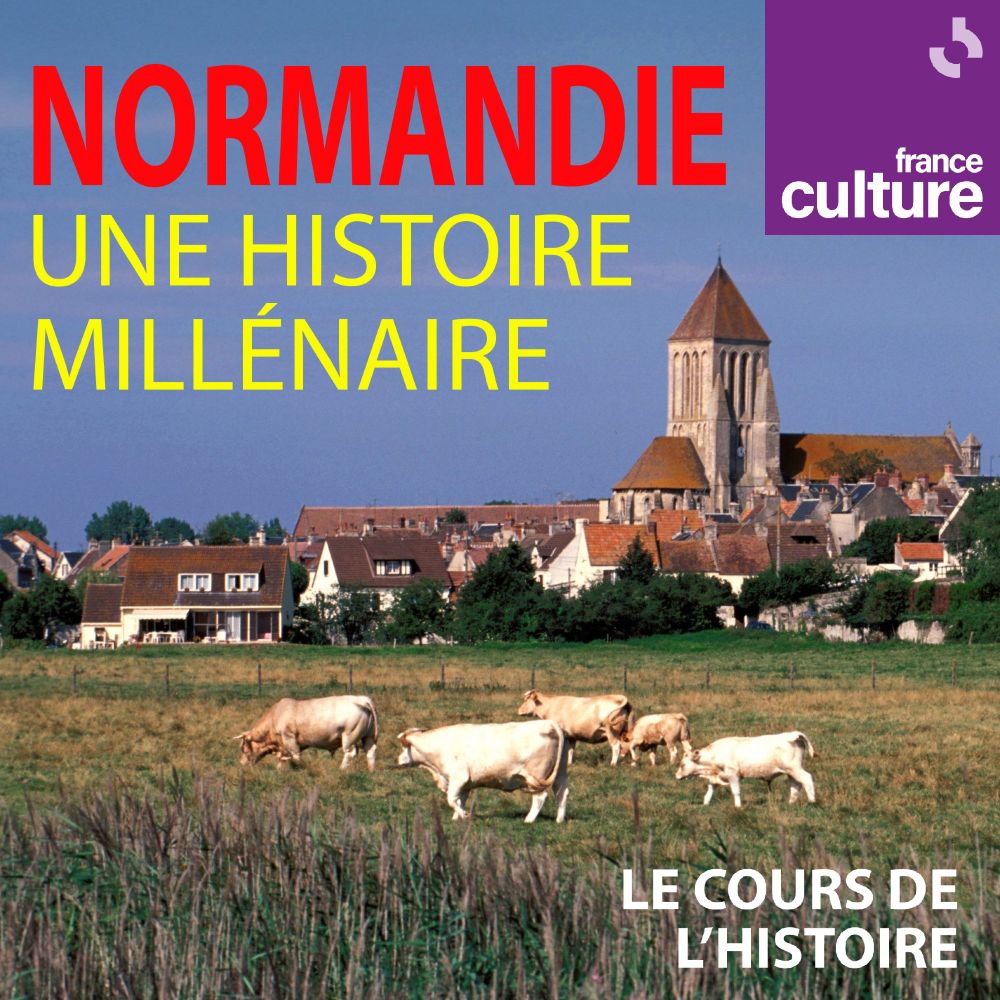 L'église Saint-Samson d'Ouistreham, construite aux 12ᵉ et 13ᵉ siècles, dans le Calvados pour illustrer les émissions de Xavier Mauduit consacrées à l'histoire de la Normandie dans Le Cours de l'histoire sur France Culture