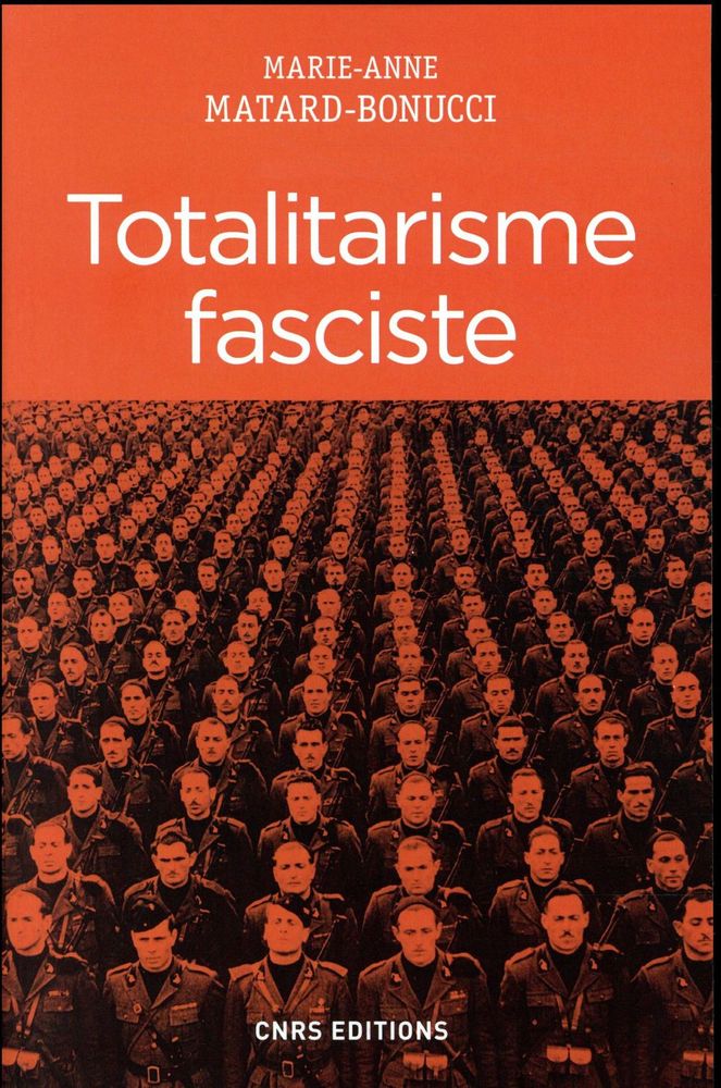 Couverture du livre de Marie-Anne Matard-Bonucci "Totalitarisme fasciste"