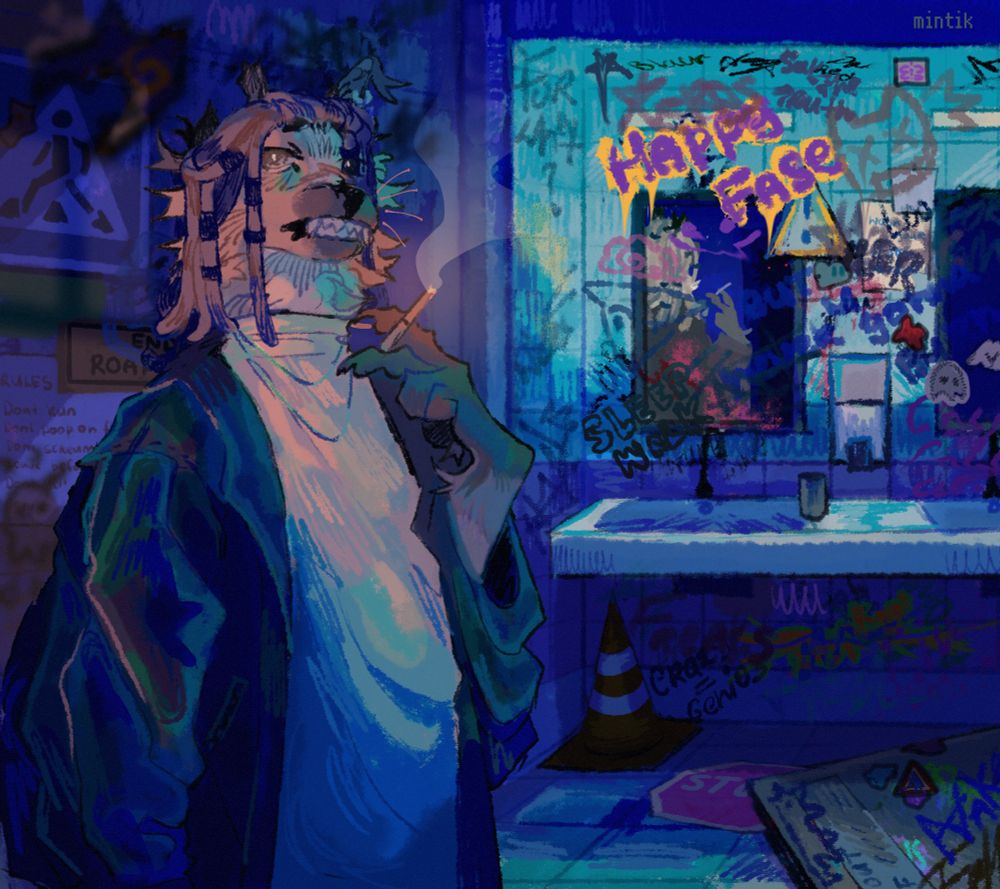 Art furry anthro digital artwork commission 