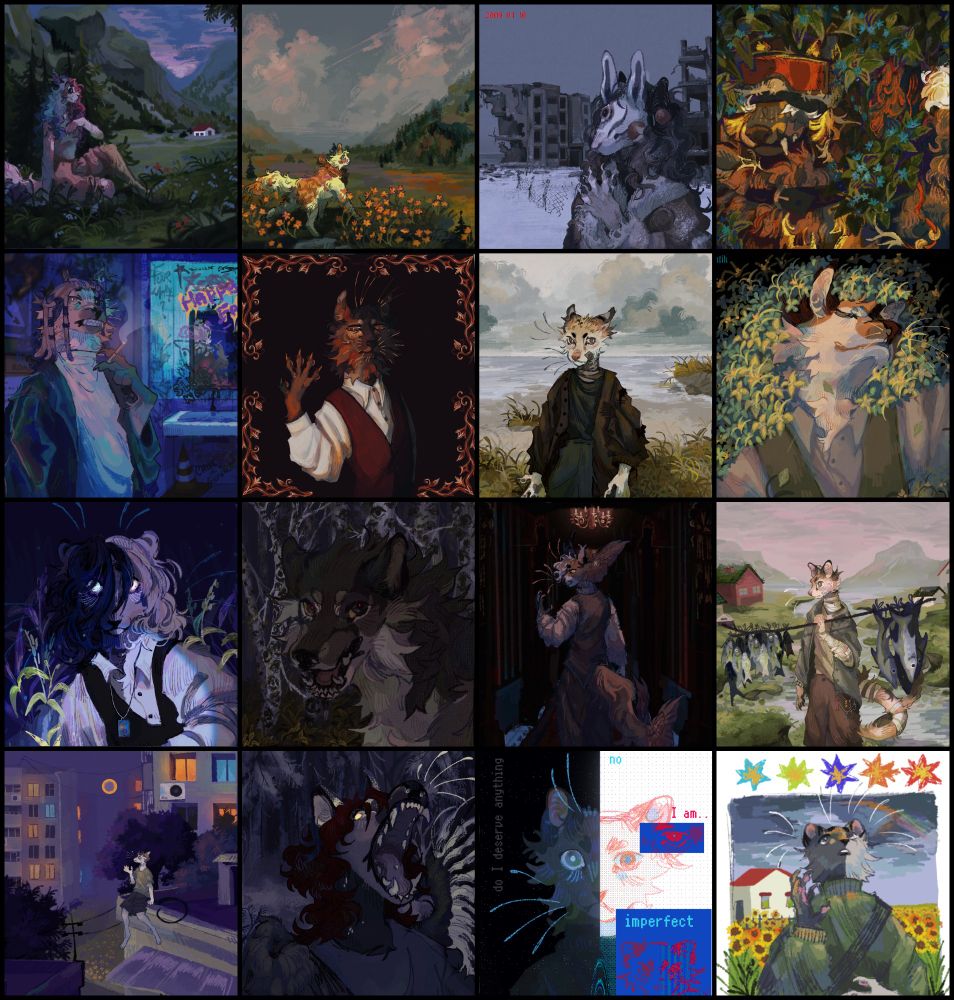 Anthro furry art digital commission 