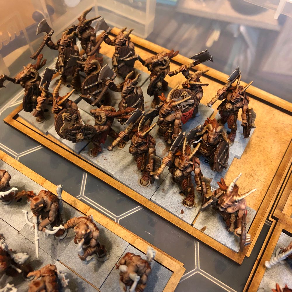 Beastmen Gors beginning to take shape
