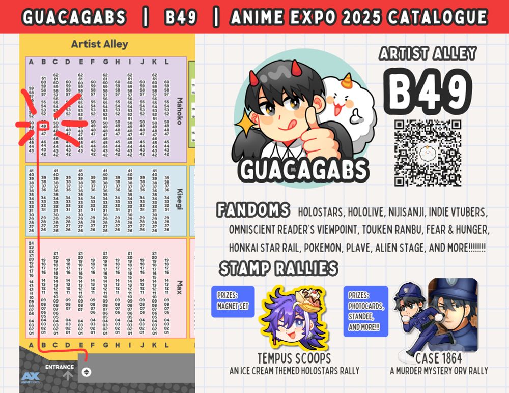 Merch Catalogue for Anime Expo