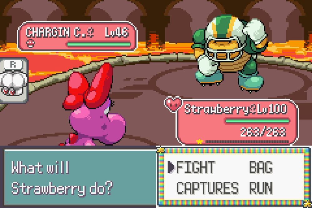 Shiny chargin chuck encounter in mariomon