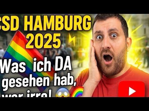 Unfassbar, was beim CSD 2025 in Hamburg los war! 🏳️‍🌈🔥