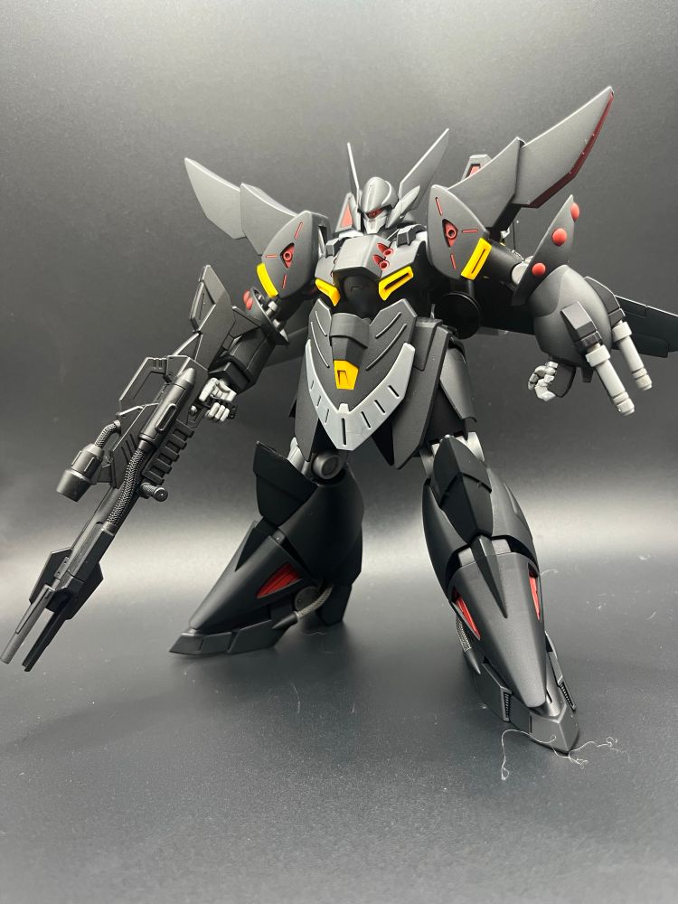 Gespenst doing a jank pose holding it’s Neutron Beam