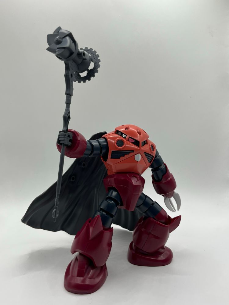 HGUC Char’s Z’Gok with 30mm optional capes, fantasy weapons and gunpla optional hands