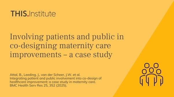 Involving patients and public in co-designing maternity care improvements – a case study