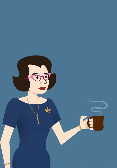 Poster's full avatar with coffee cup.