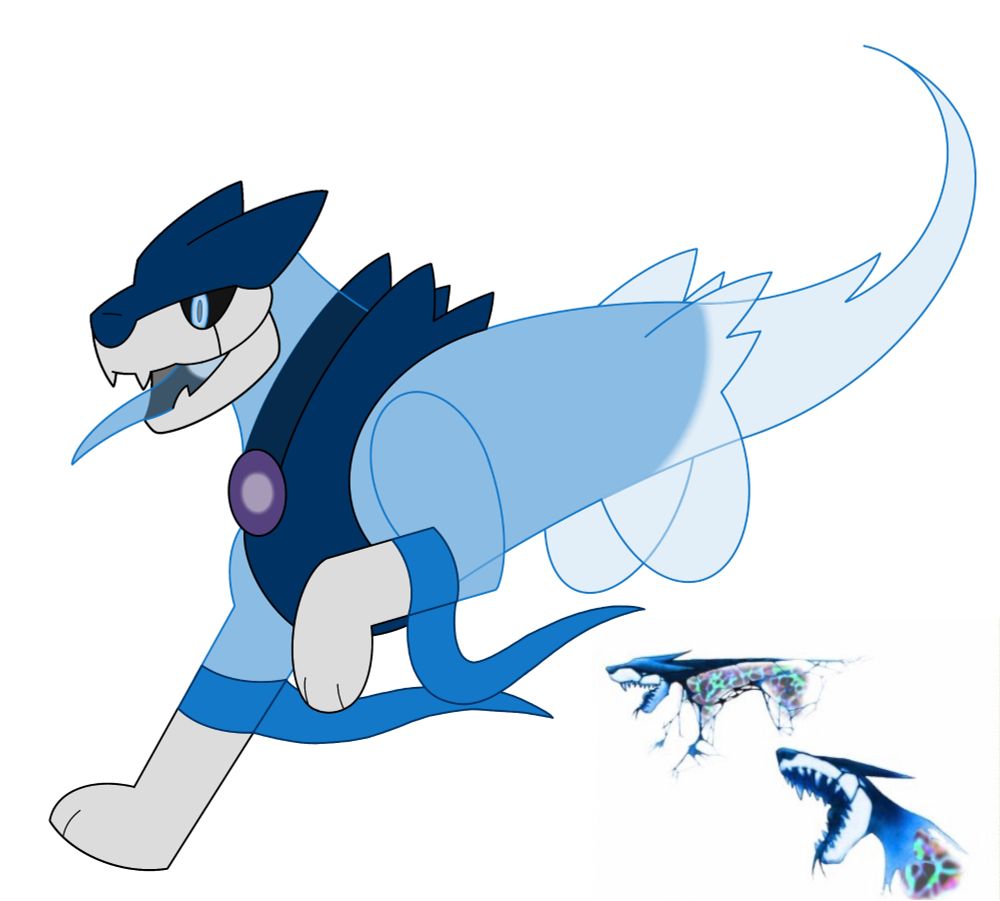 Spectrescue, the Service Pokémon
(Normal/Ghost Type)

Its purple heart serves as a lantern for trainers who get lost in the forest, and it will become quite defensive to those it finds. Sometimes they can become too defensive and lash out onto anyone who gets too close to their trainer, but they can still become friendly through proper training.