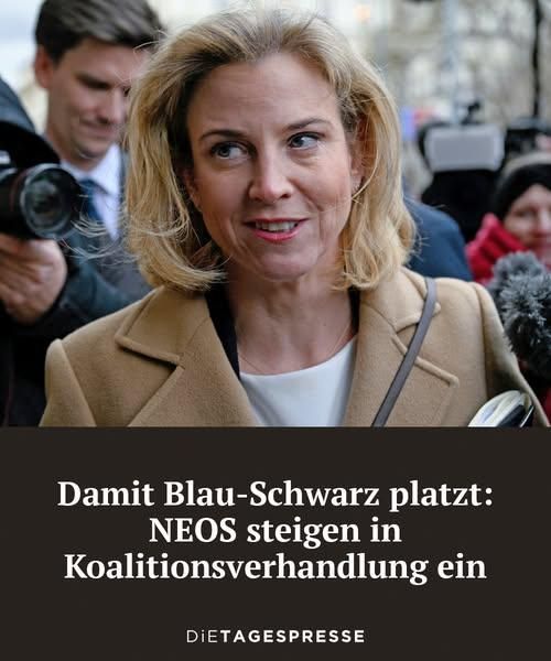 (Satireartikel) Damit Blau-Schwarz platzt: NEOS steigen in Koalitionsverhandlung ein