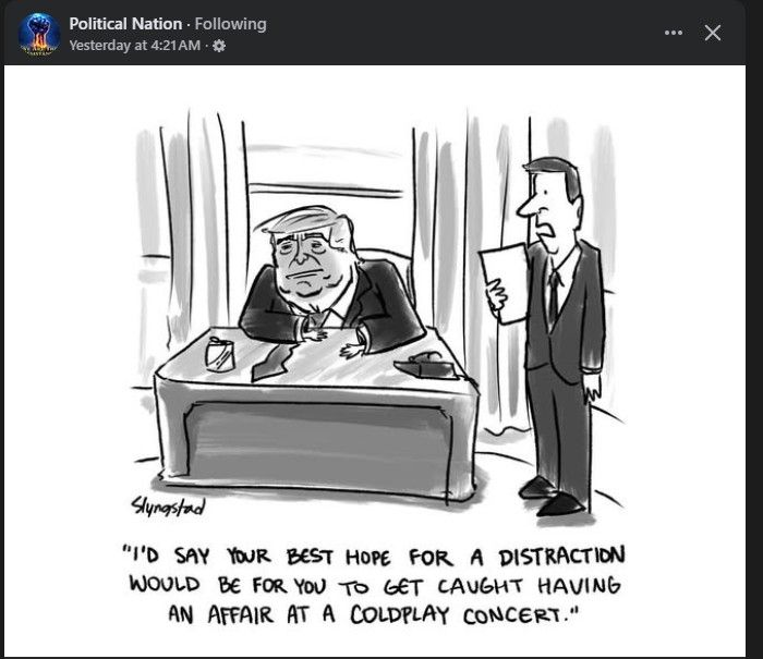 Epstein Files, Coldplay