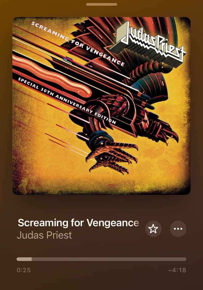 "screaming for vengeance"
judas priest