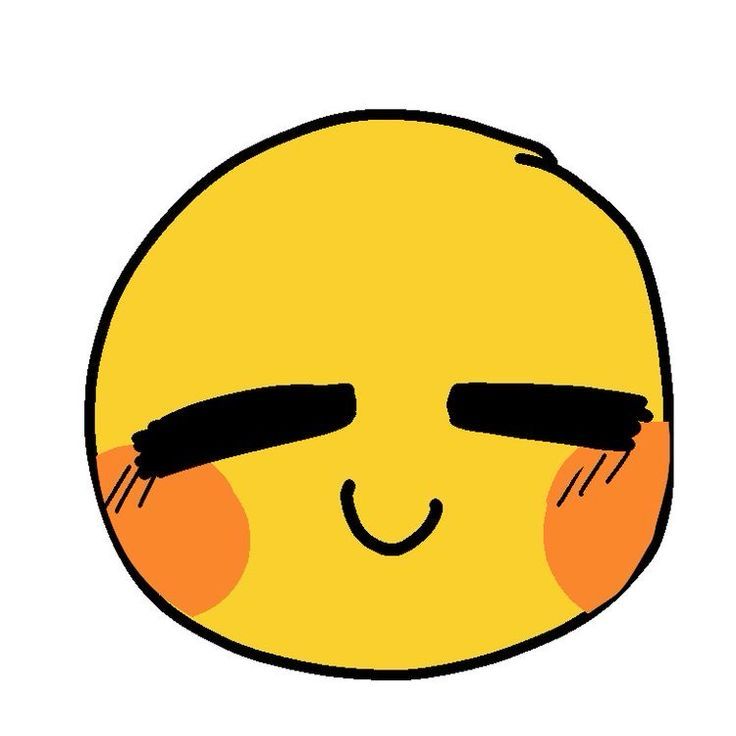an emoji with closed eyes that's smiling