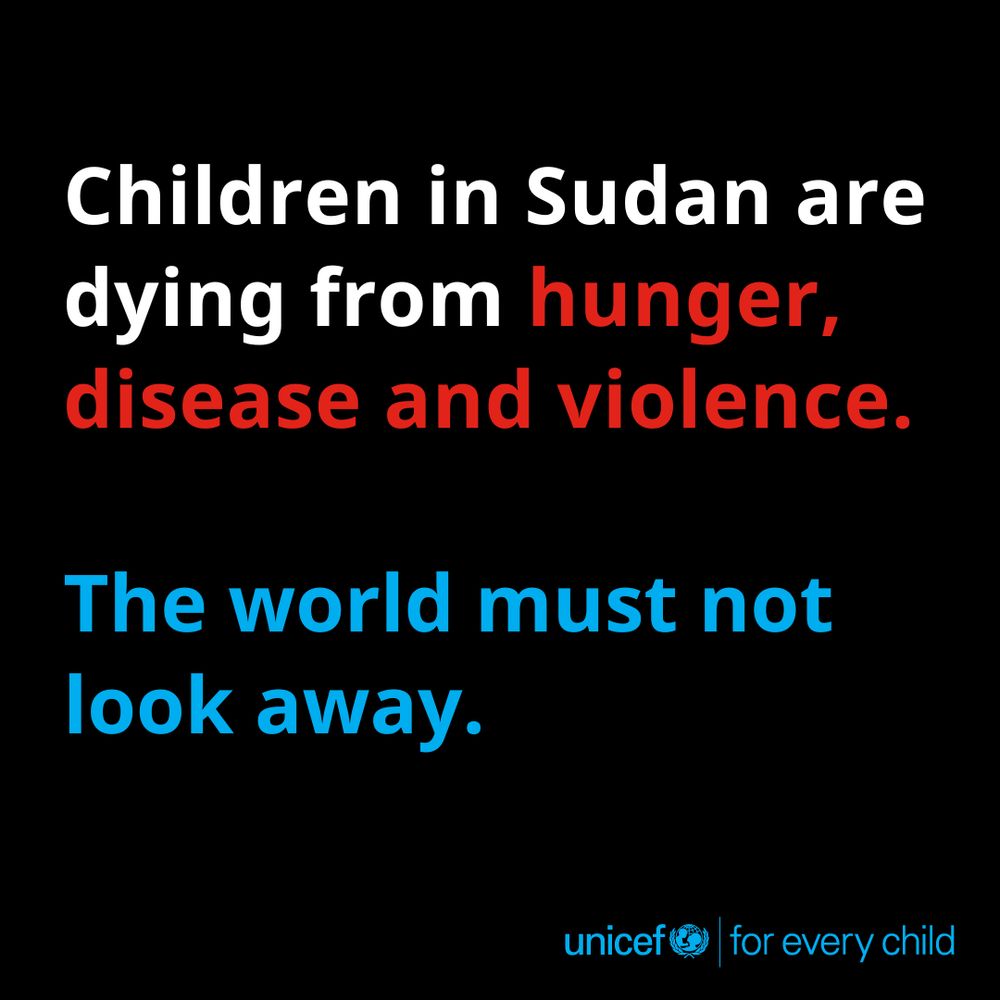 Children in Sudan are dying from hunger, disease and violence. The world must not look away.
