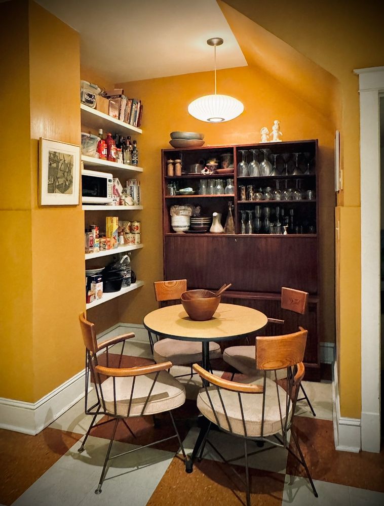 My kitchen breakfast nook. 