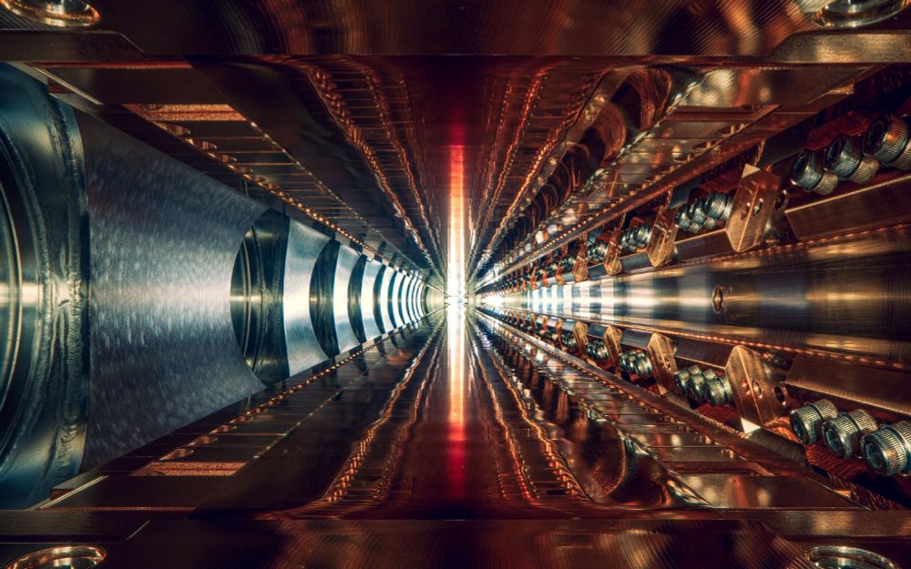 An inside view of the cryogenic undulator, a component of the main ring at the Australian Synchrotron 