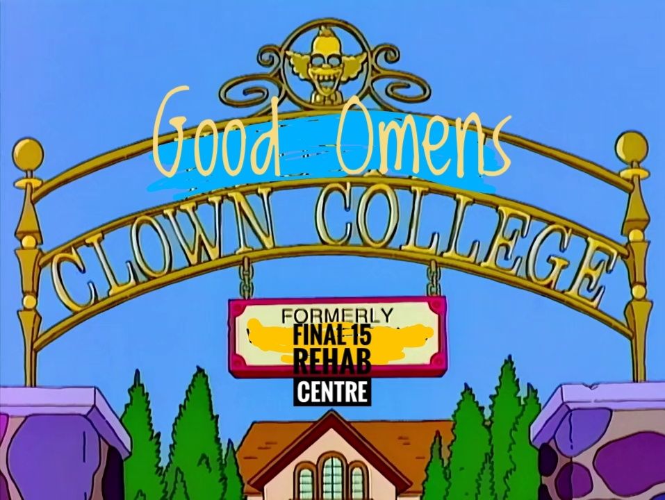 Good Omens Clown College, formerly Final 15 REHAB centre 