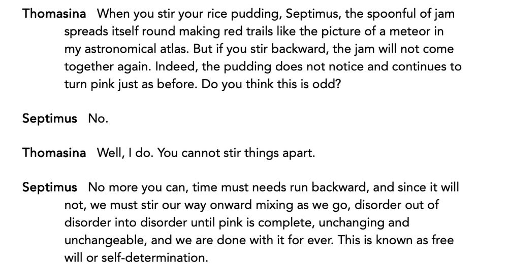 Excerpt from Tom Stoppard's play Arcadia