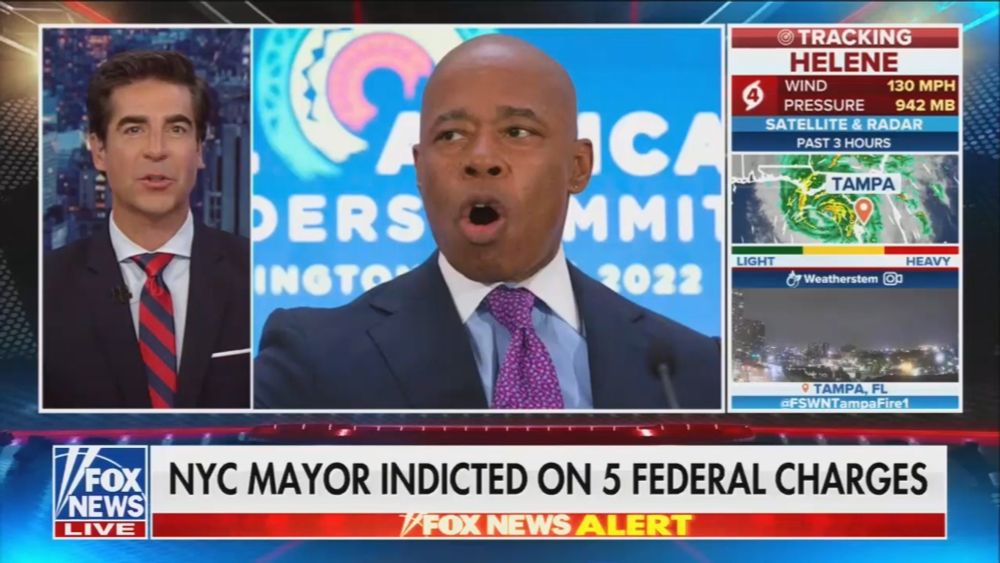 After NYC Mayor Eric Adams was indicted for bribery, right-wing media baselessly cried political retribution