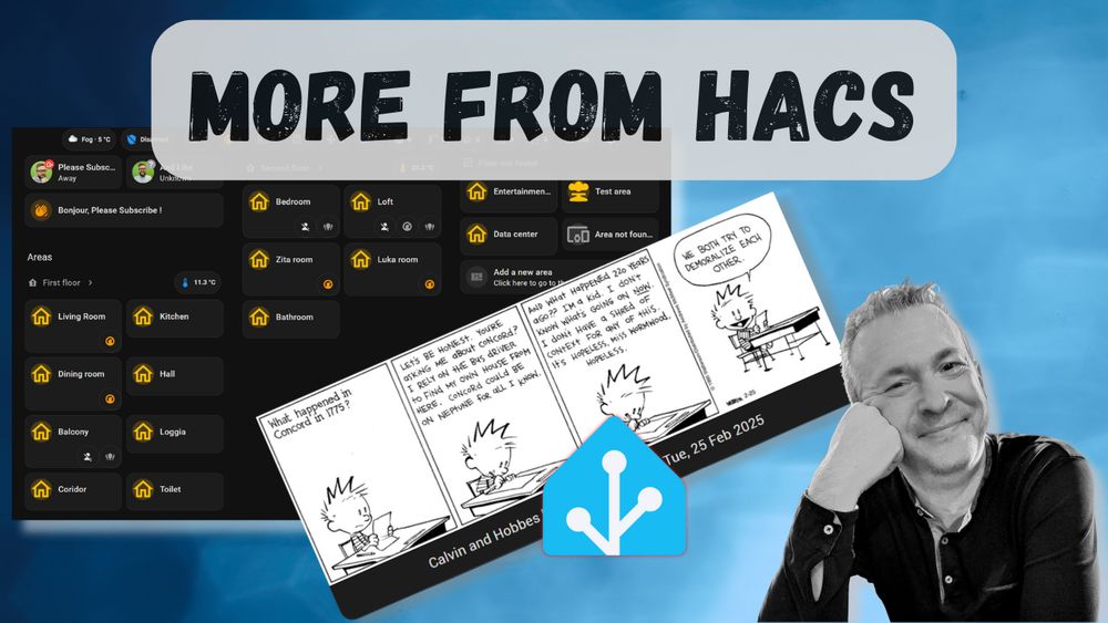 Home Assistant automatic UI and daily comic