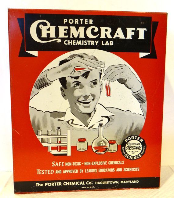 vintage porter chemcraft chemistry lab... for kids! 