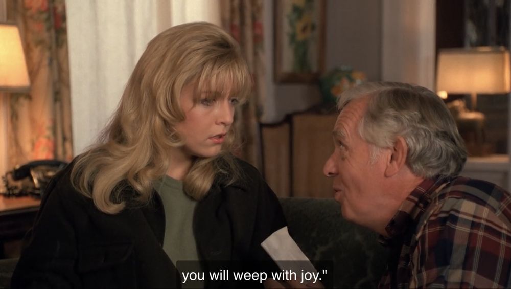 Laura is overwhelmed by Dr. Hayward's words of hope.