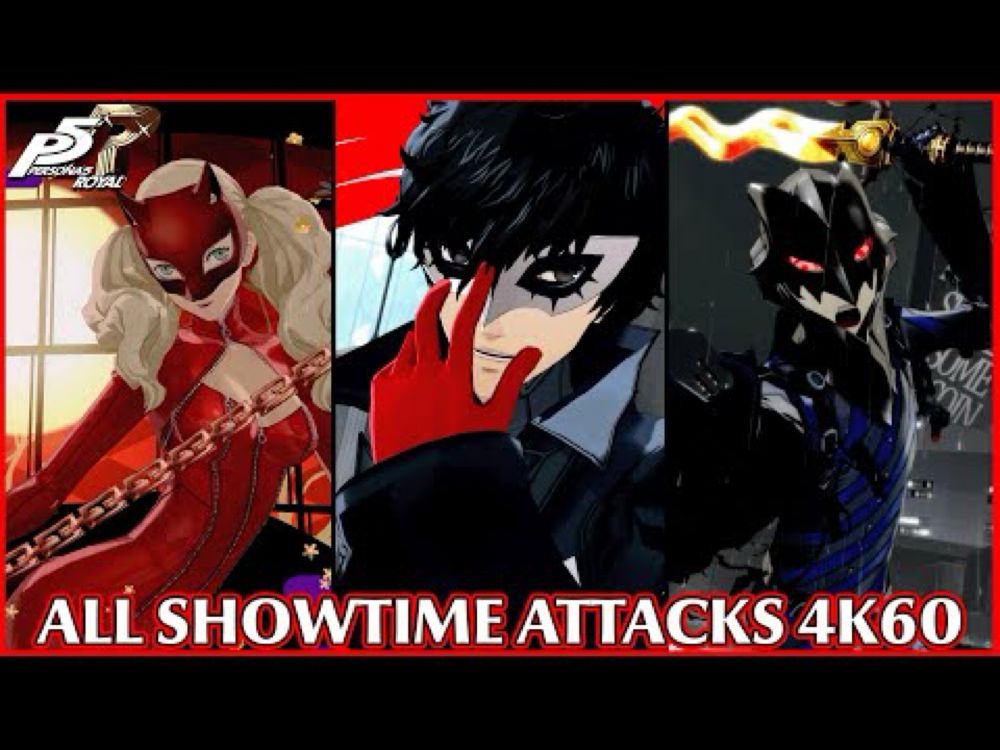 Persona 5 Royal - All Showtime Attacks 4K60FPS