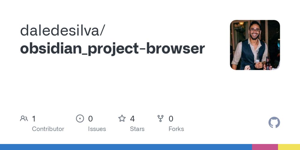 GitHub - daledesilva/obsidian_project-browser