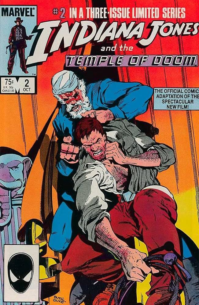Cover of 'Indiana Jones and the Temple of Doom' #2 from Marvel Comics