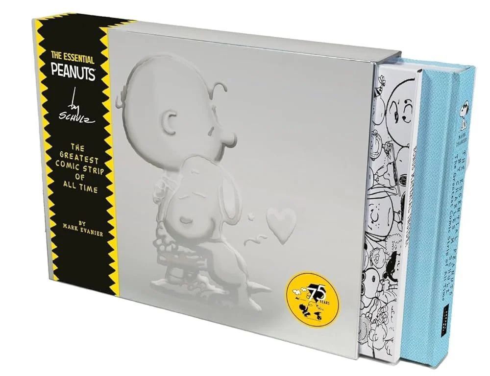 Image of 'The Essential Peanuts by Charles M. Schulz: The Greatest Comic Strip of All Time' slipcase (Abrams ComicsArts)
