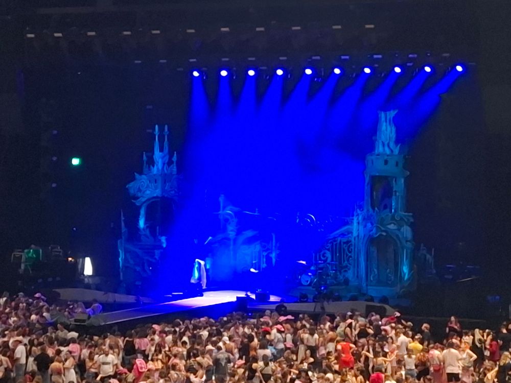 Stage at chappell Ryan's concert