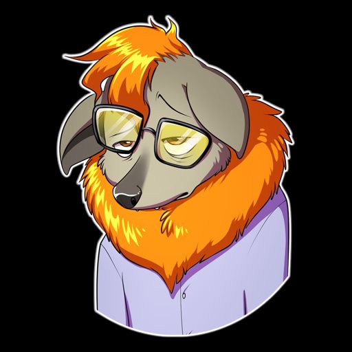Baxter, an anthropomorphic flying fox, looking disheveled and devoid of energy. 

Drawn by @homanix.bsky.social‬