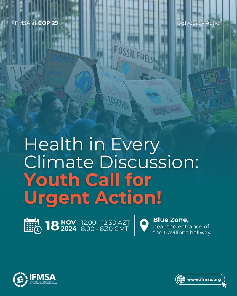 youth call for urgent action at COP 29