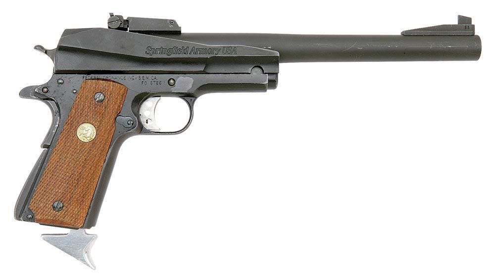 The idea was originally to take a bog standard m1911 lower, shown here, and replace the slide and barrel with a single shot rifle caliber mechanism as a method of adding accessibility.