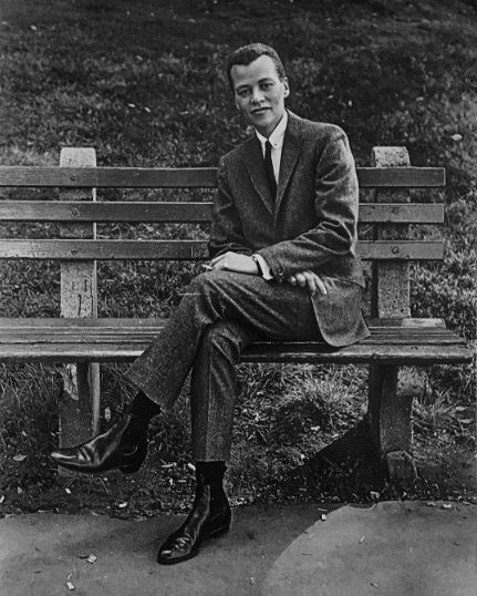 Storme DeLarvie, looking ridiculously sharp in a suit.