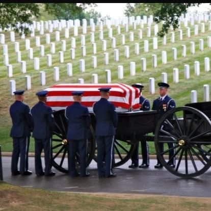 Funeral at Arlington Cemetery 