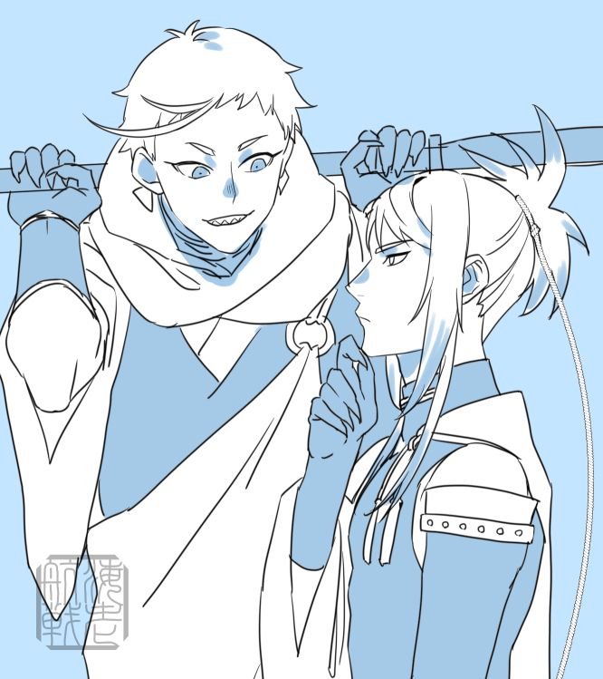 アグレッシブに戦うタイプ二人でなにか戦術相談してたりしたらおもしろいな～と