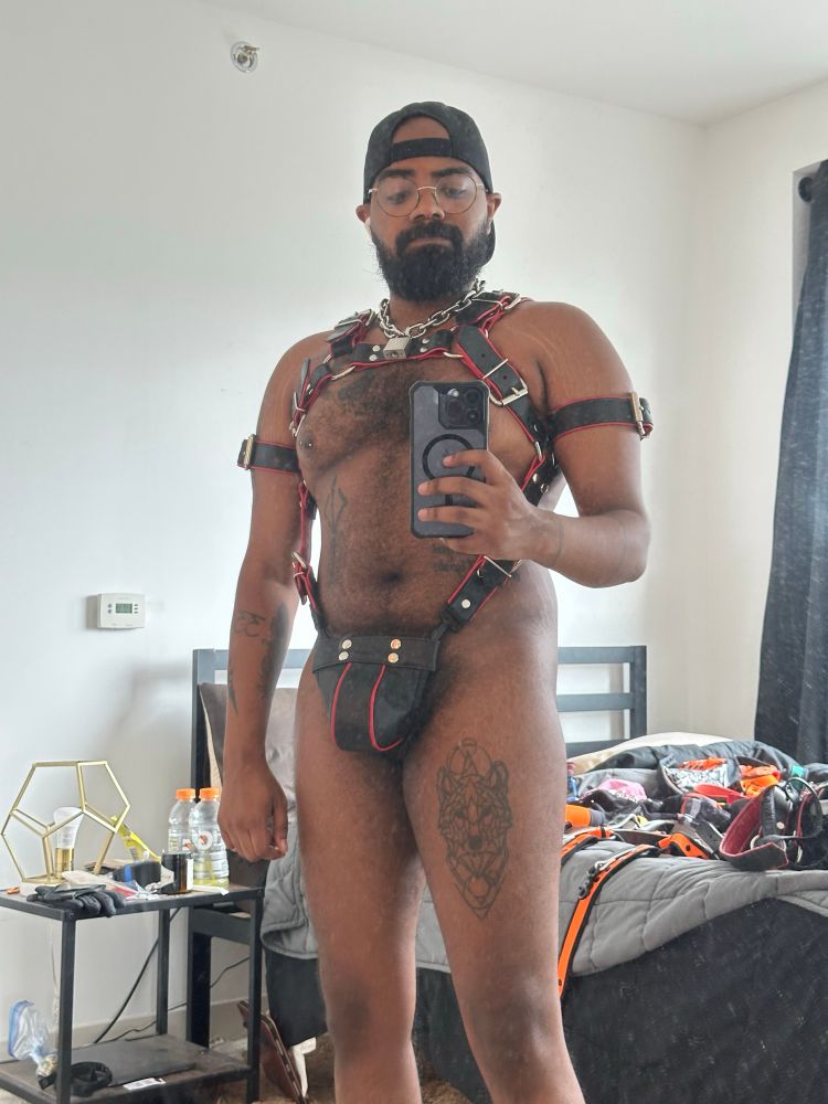 Selfie in some leather