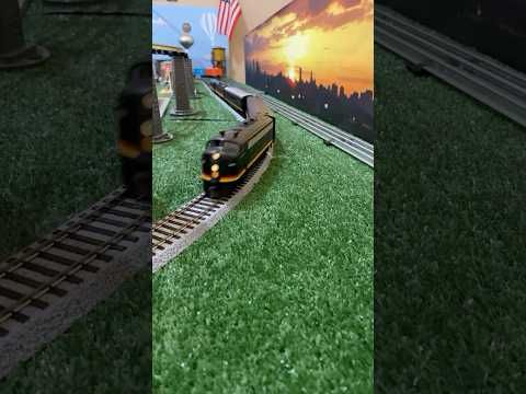 🚨 Kansas City Southern F-7A Roars to Life in HO Scale! Passenger Run Begins! 🚨 #modelrailway