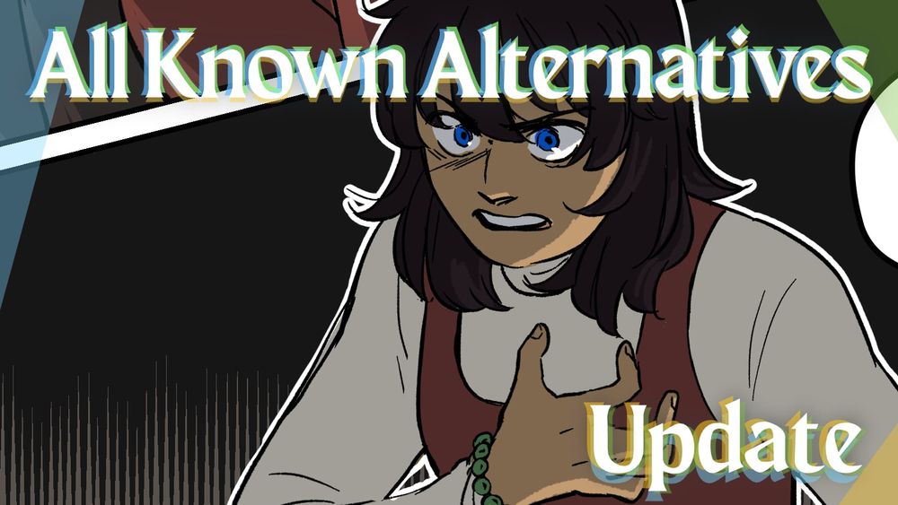 Update announcement banner for the webcomic All Known Alternatives 